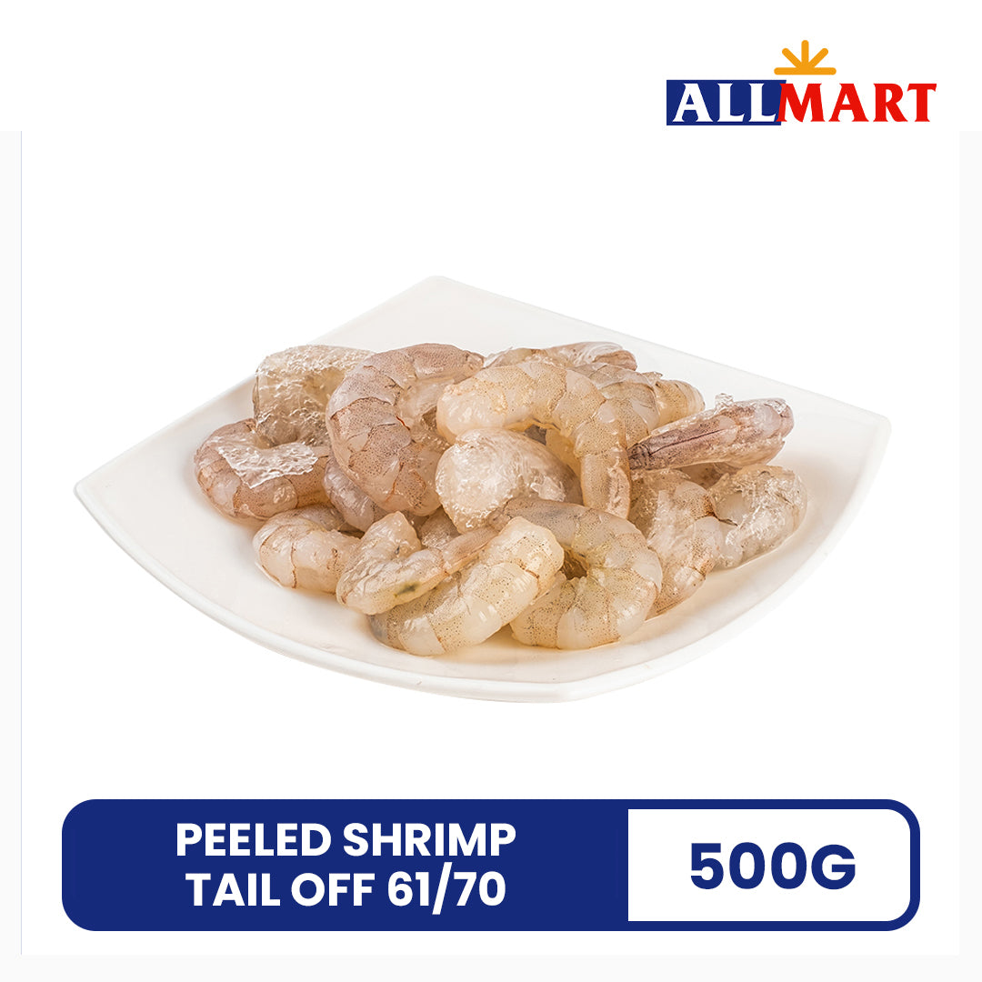 Peeled Shrimp Tail Off 61/70 500g