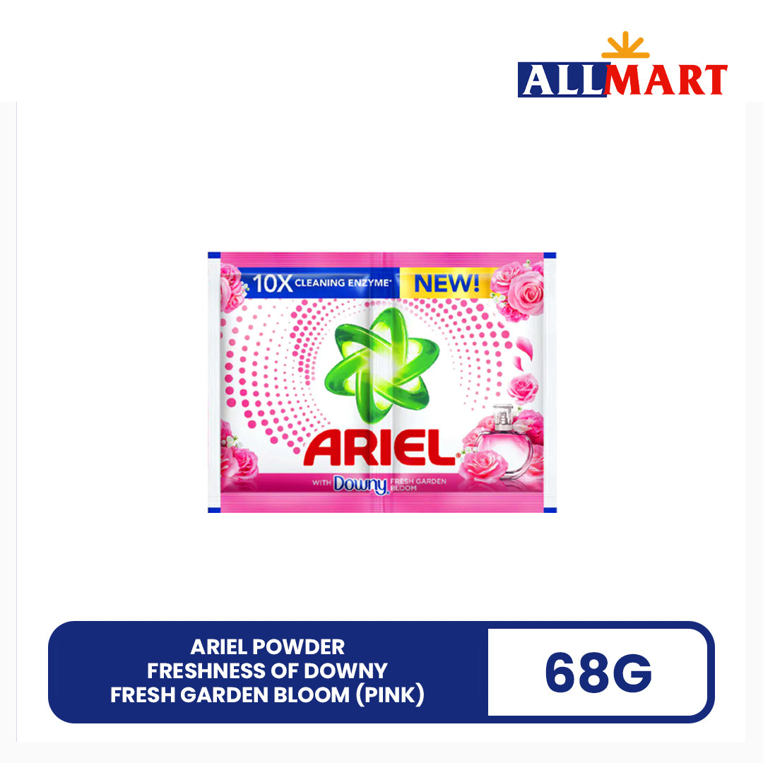 Ariel Powder Freshness Of Downy Fresh Garden Bloom (Pink) 68g