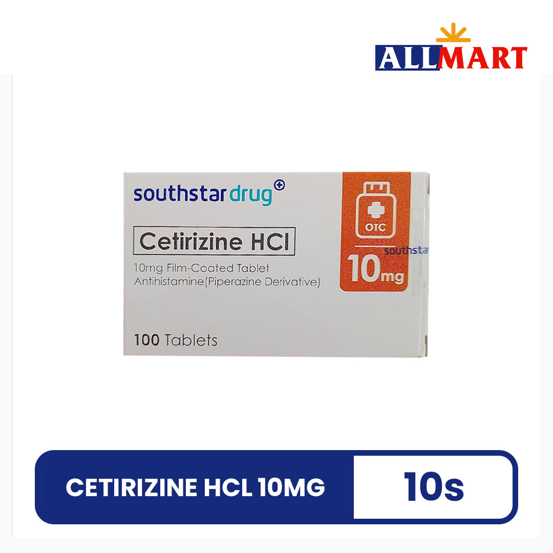 Cetirizine HCL 10mg 10s
