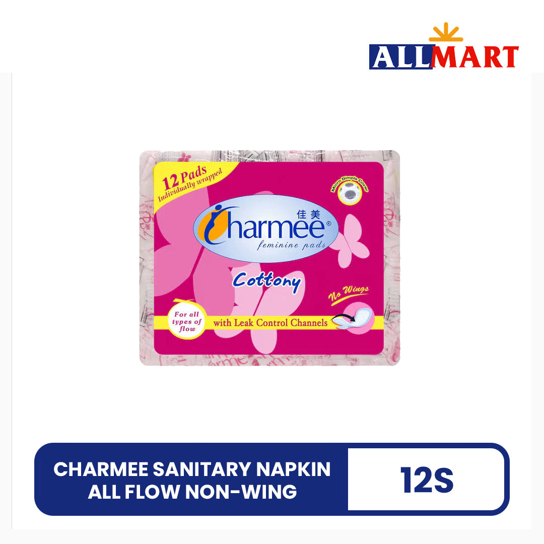 Charmee Sanitary Napkin All Flow Non-wing 12s