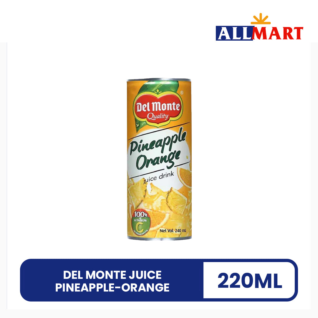 Del Monte Juice Pineapple-Orange 220ml