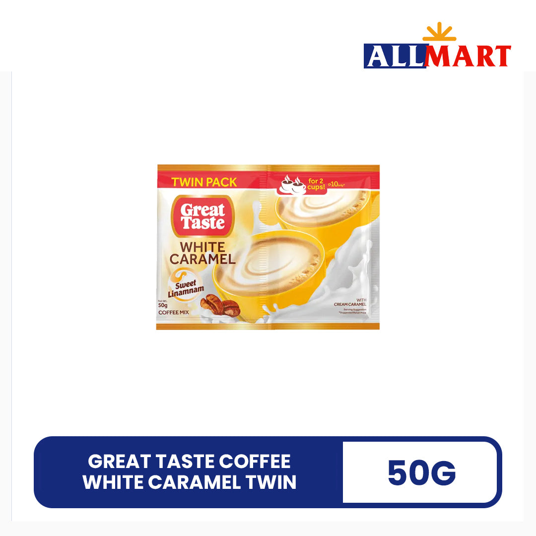 Great Taste Coffee White Caramel Twin 50g