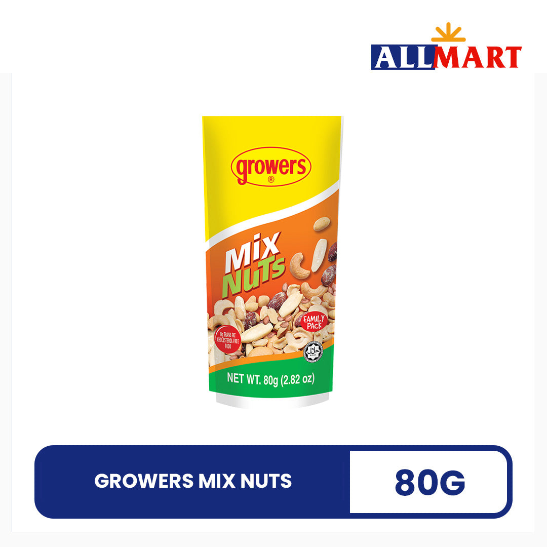 Growers Mix Nuts 80g