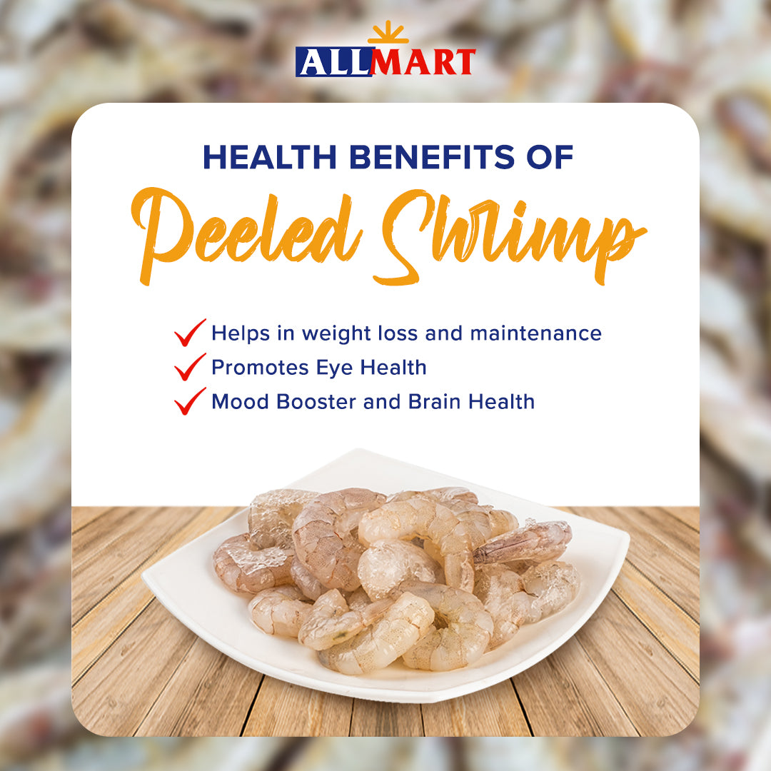 Peeled Shrimp Tail Off 61/70 500g