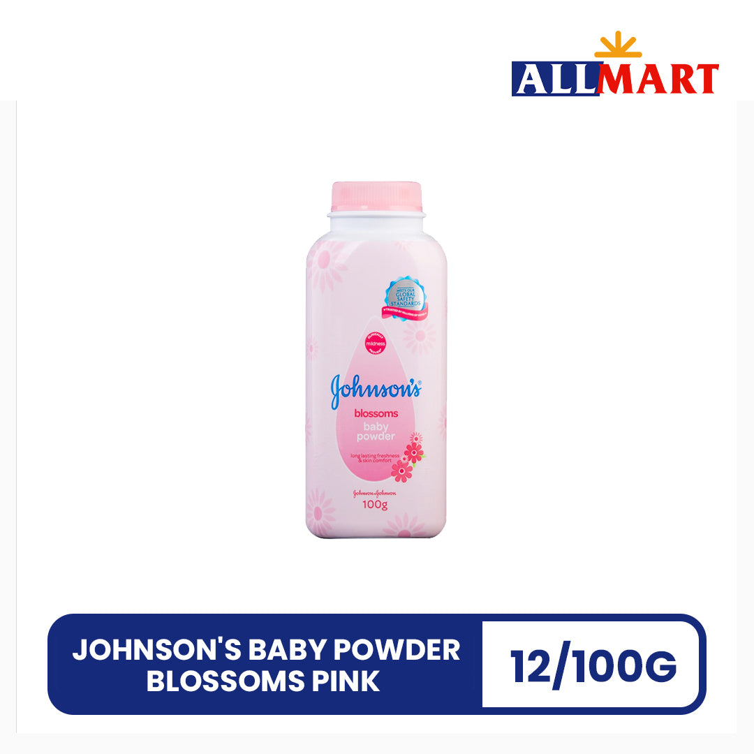 Johnson's Baby Powder Blossoms Pink 100g