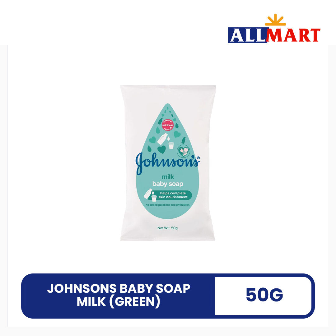 Johnsons Baby Soap Milk (Green) 50g