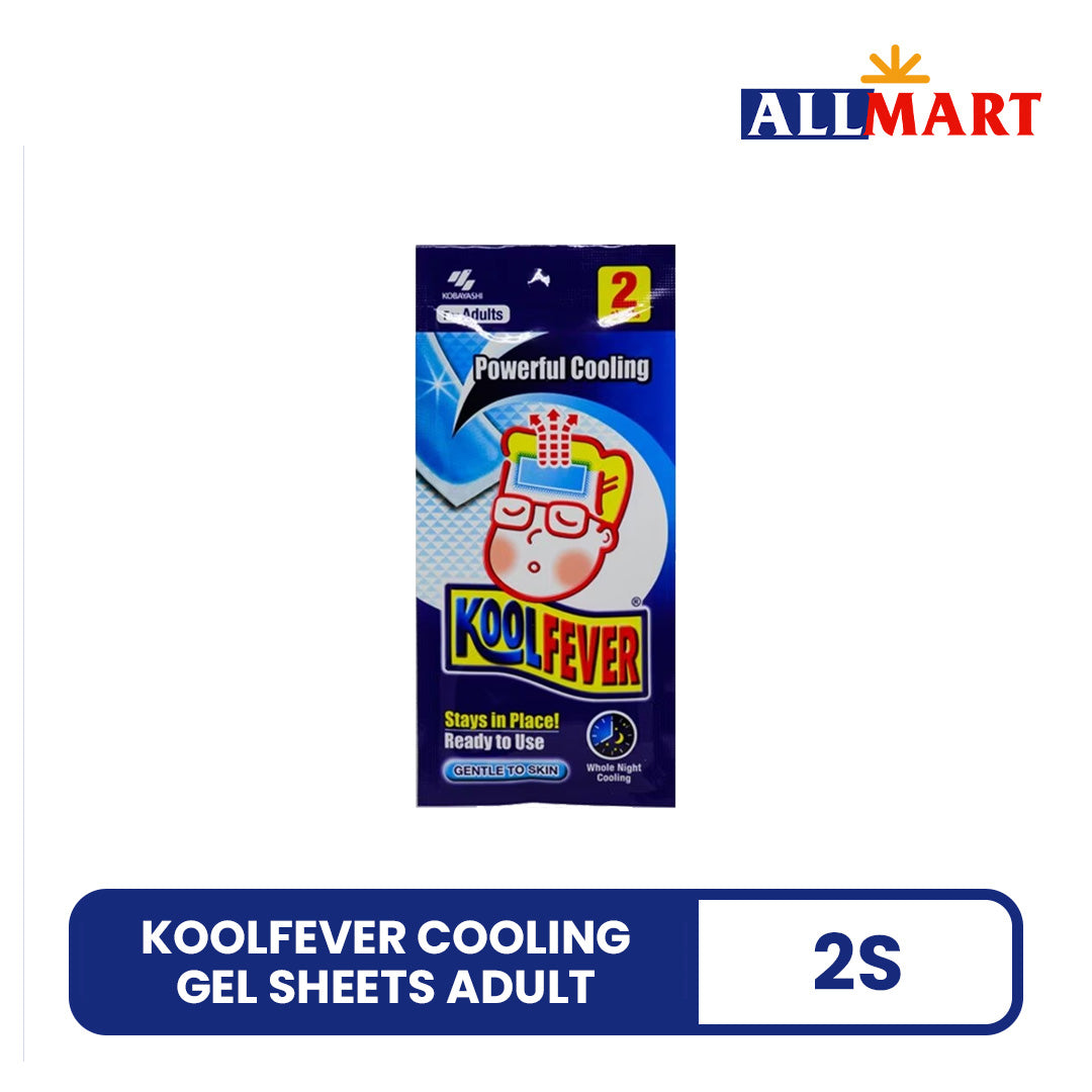 Koolfever Cooling Gel Sheets Adult - 2s