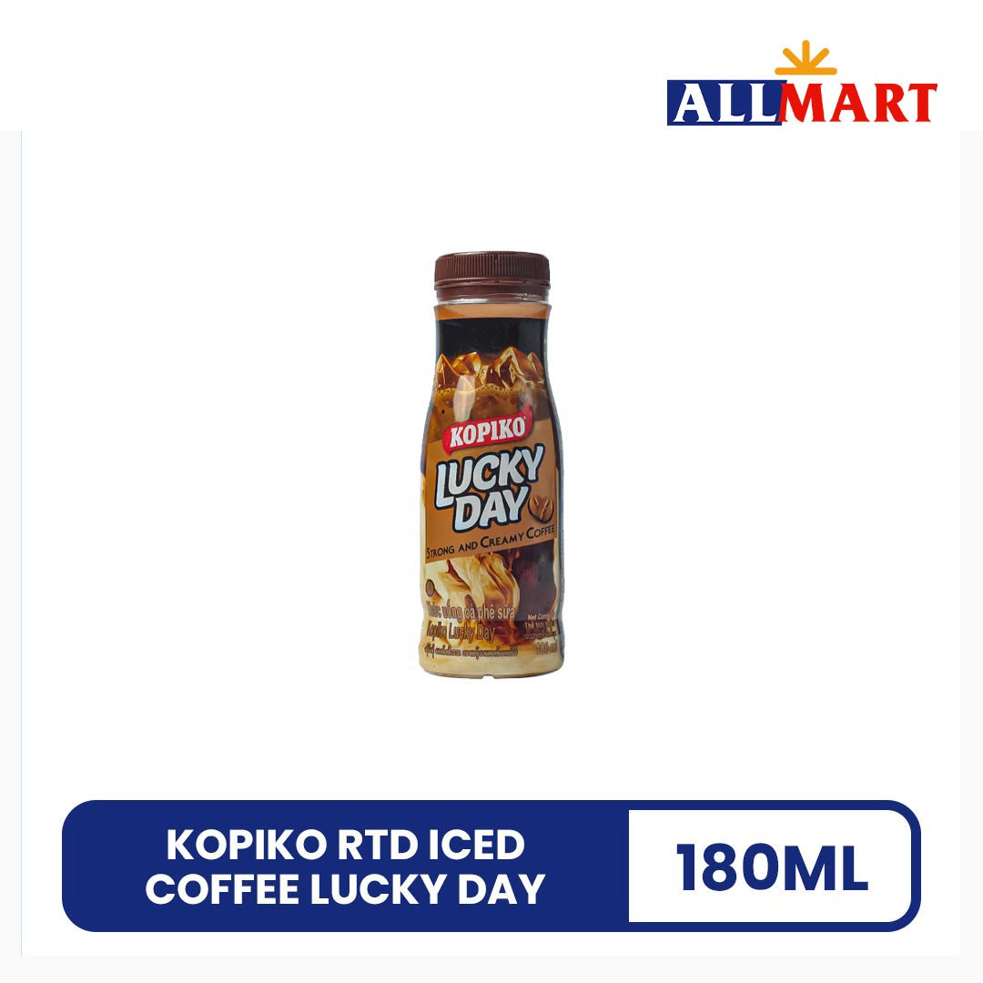 Kopiko Rtd Iced Coffee Lucky Day 180ml