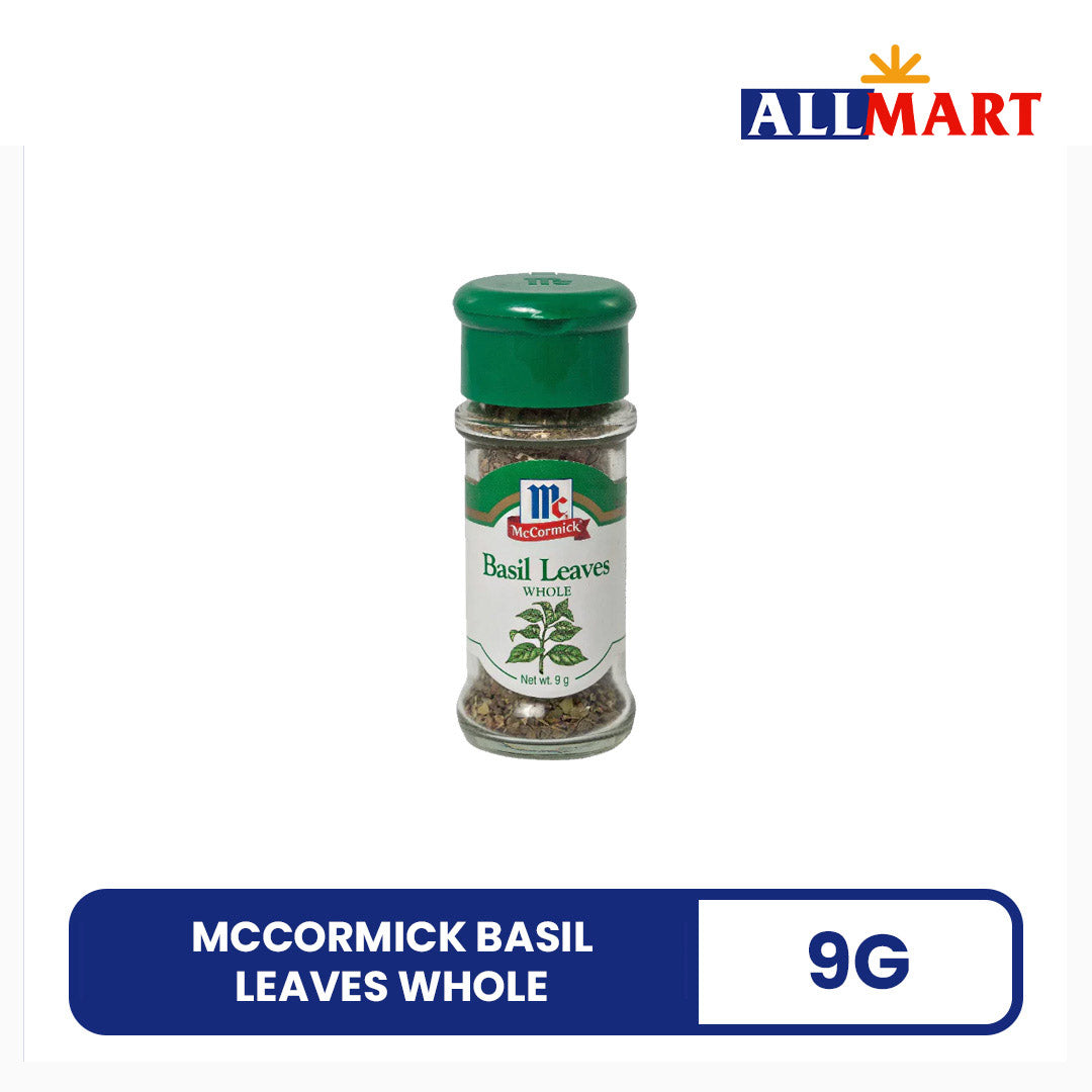 Mccormick Basil Leaves Whole 9g