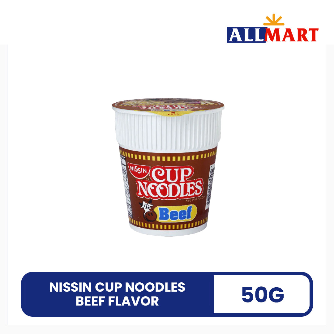 Nissin Cup Noodles Beef Flavor 60g