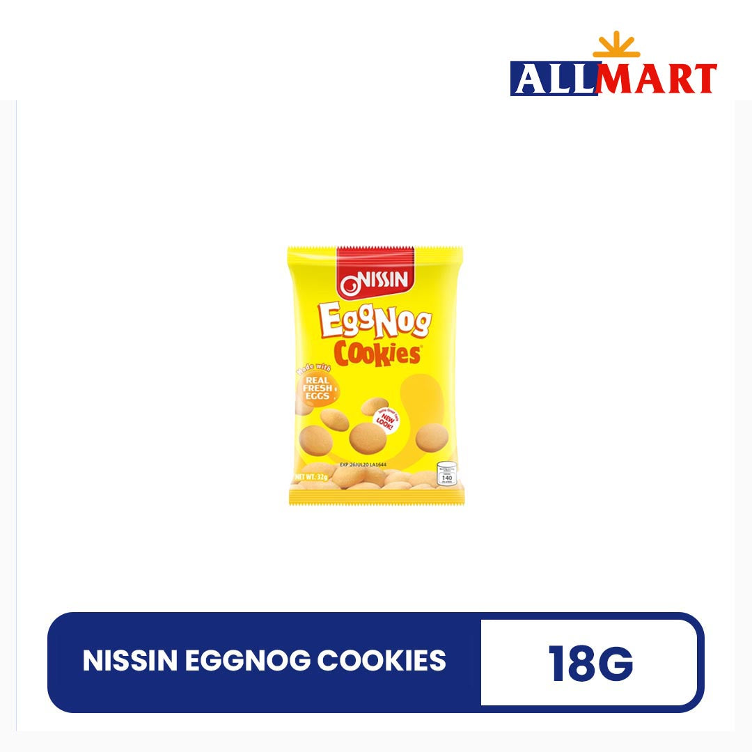 Nissin Eggnog Cookies 18g