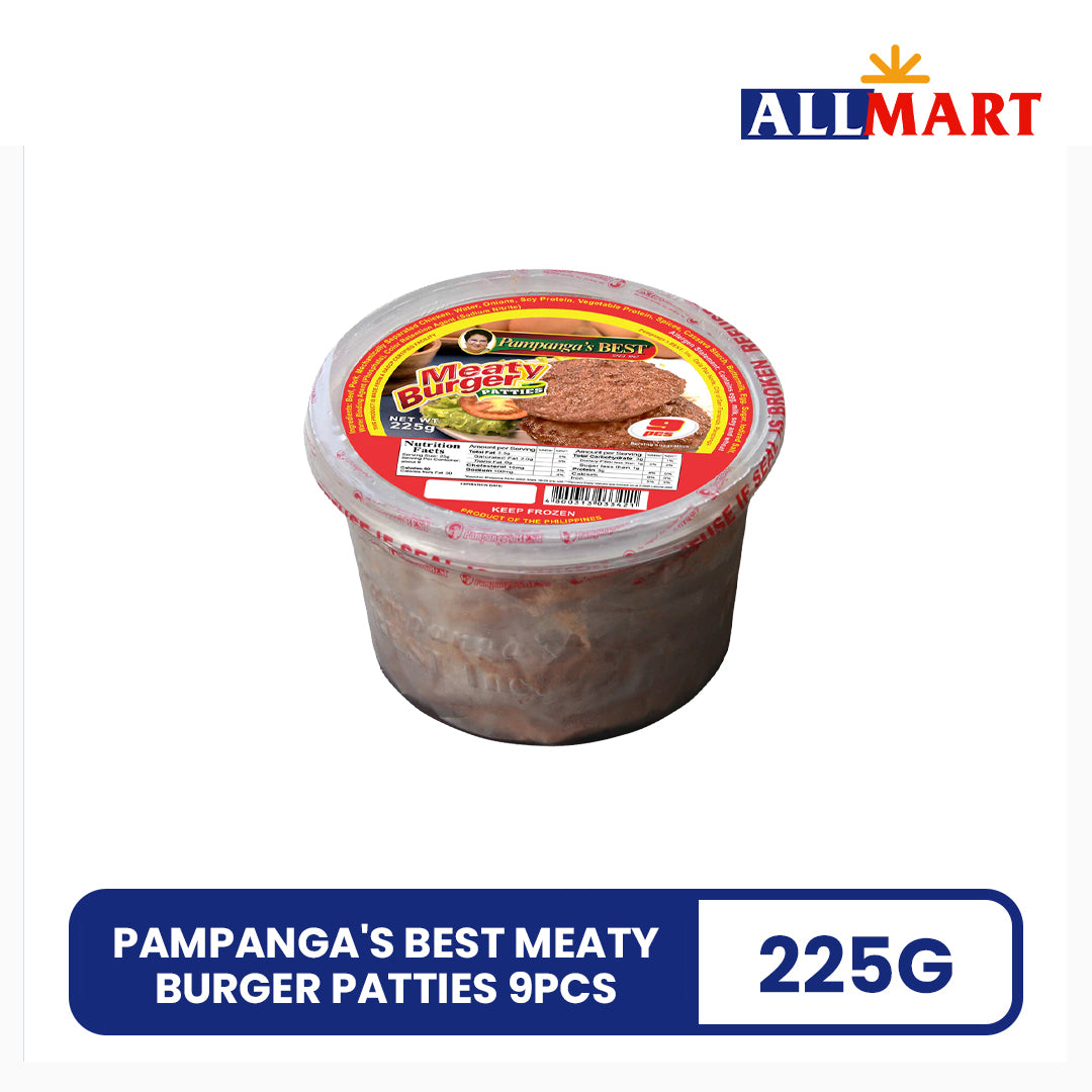 Pampanga's Best Meaty Burger Patties 9pcs 225g