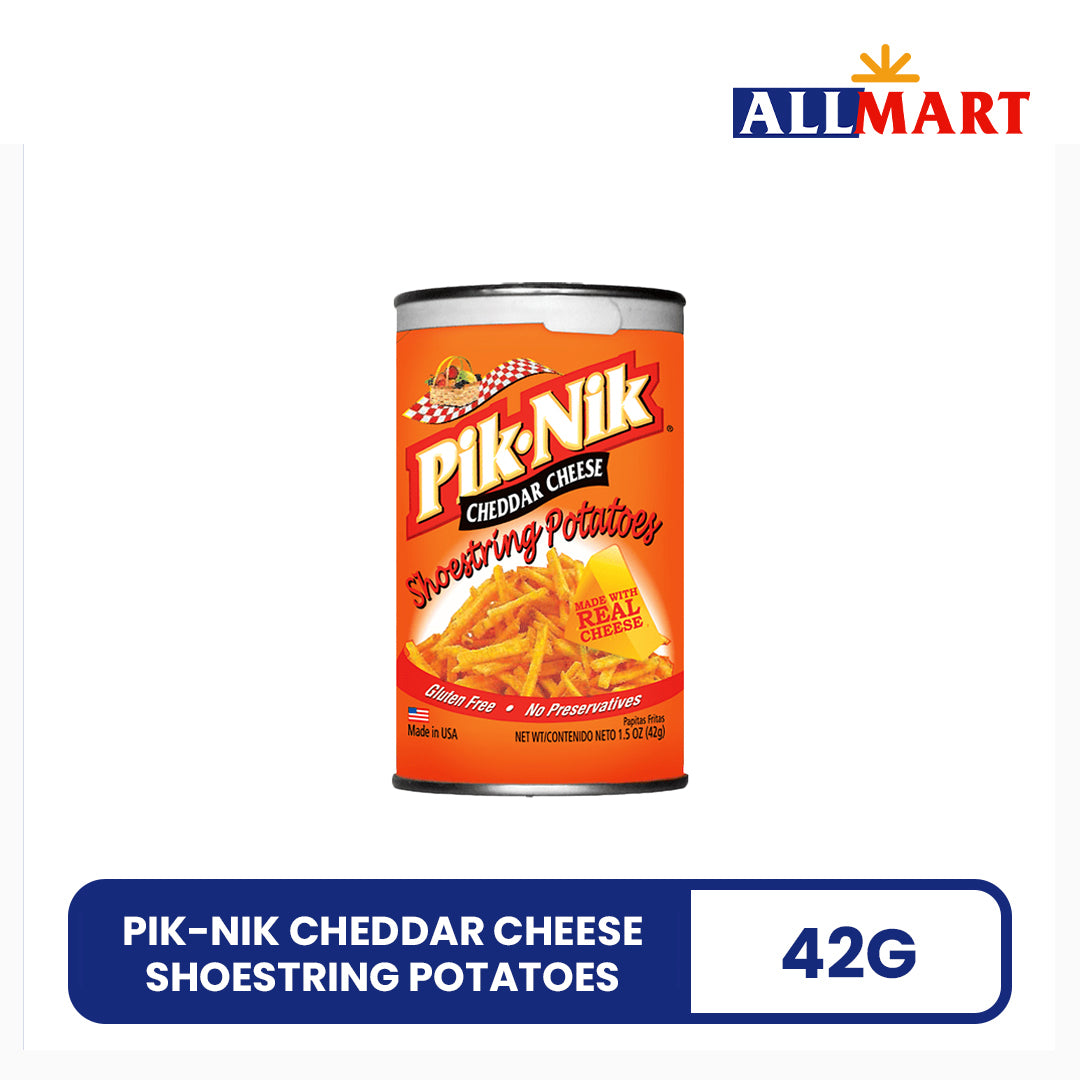Pik-nik Cheddar Cheese Shoestring Potatoes 42g