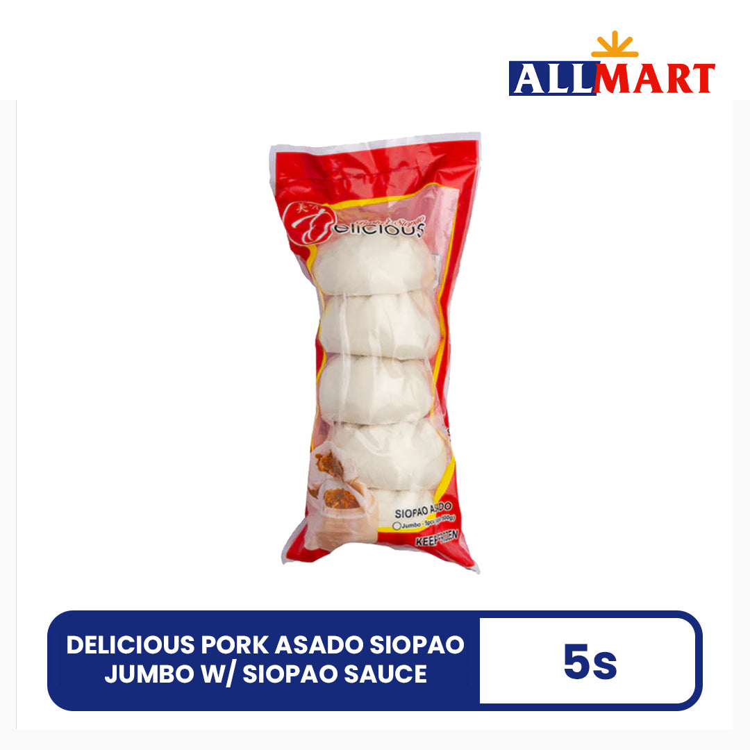 Pork Asado Siopao Jumbo 5s w/ Siopao sauce - Delicious