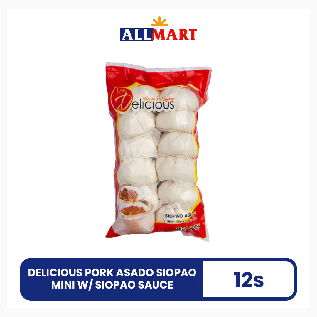 Pork Asado Siopao Mini 12s w/ Siopao sauce - Delicious