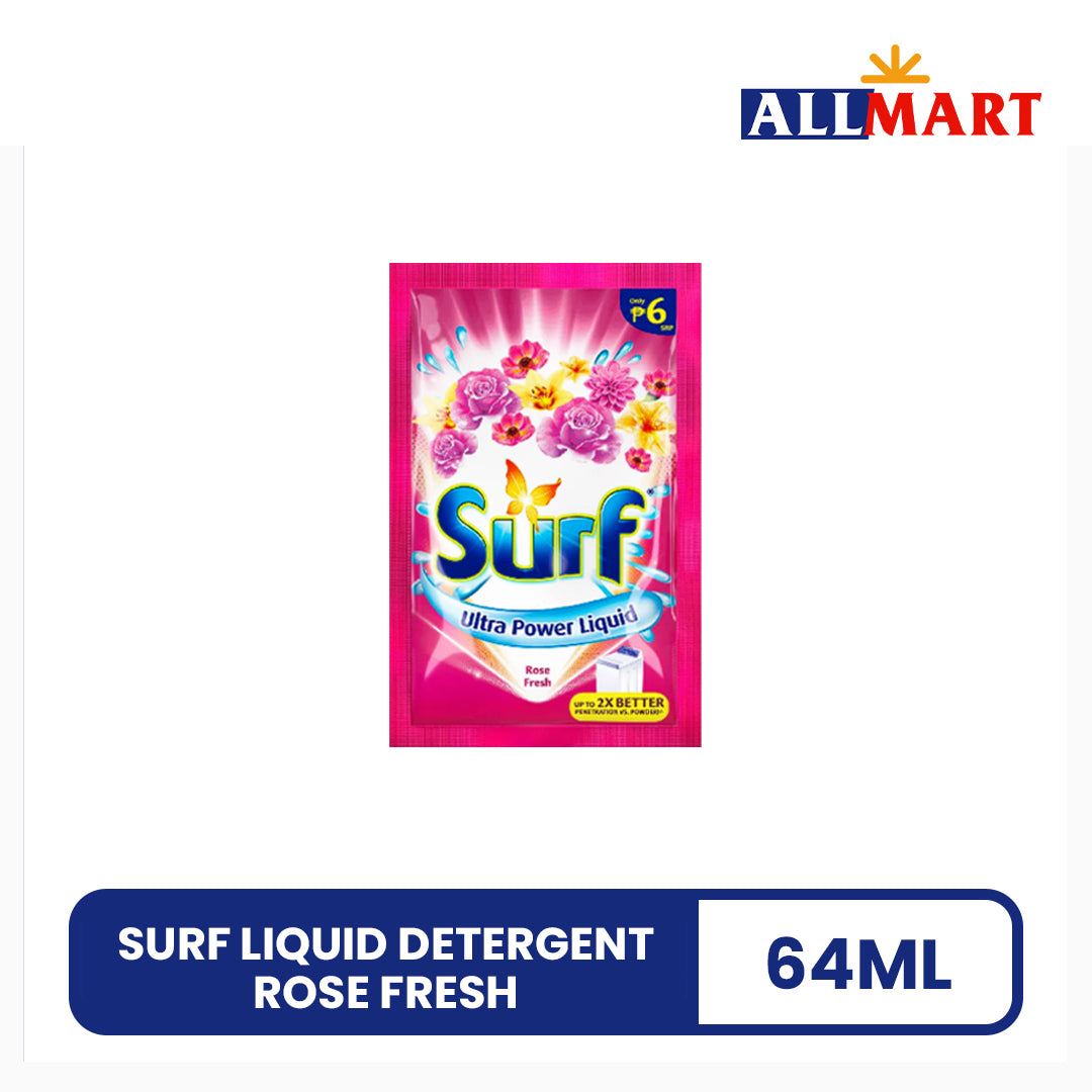 Surf Liquid Detergent Rose Fresh 64ml