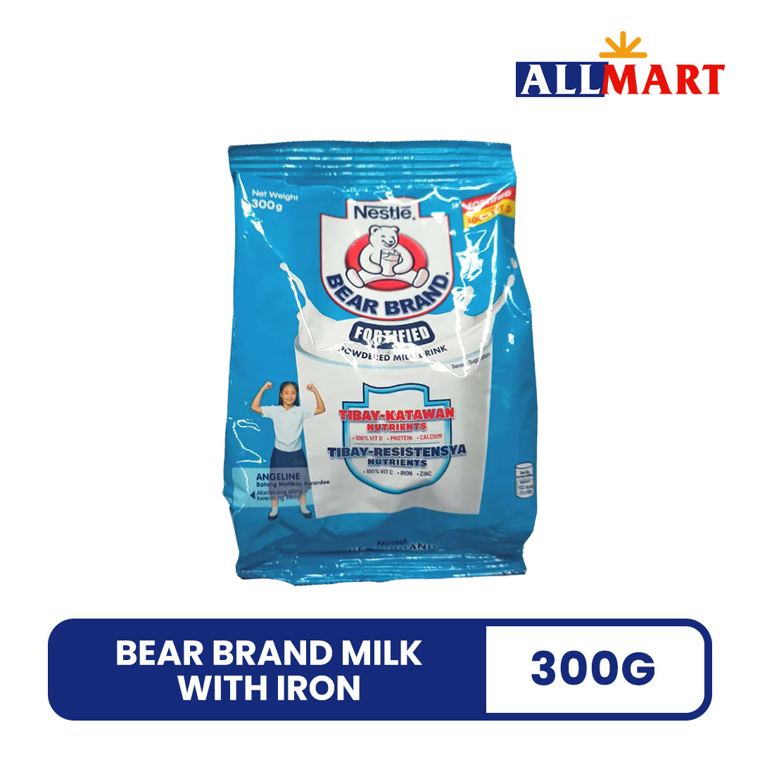 Bear Brand Milk w/ Iron 300g