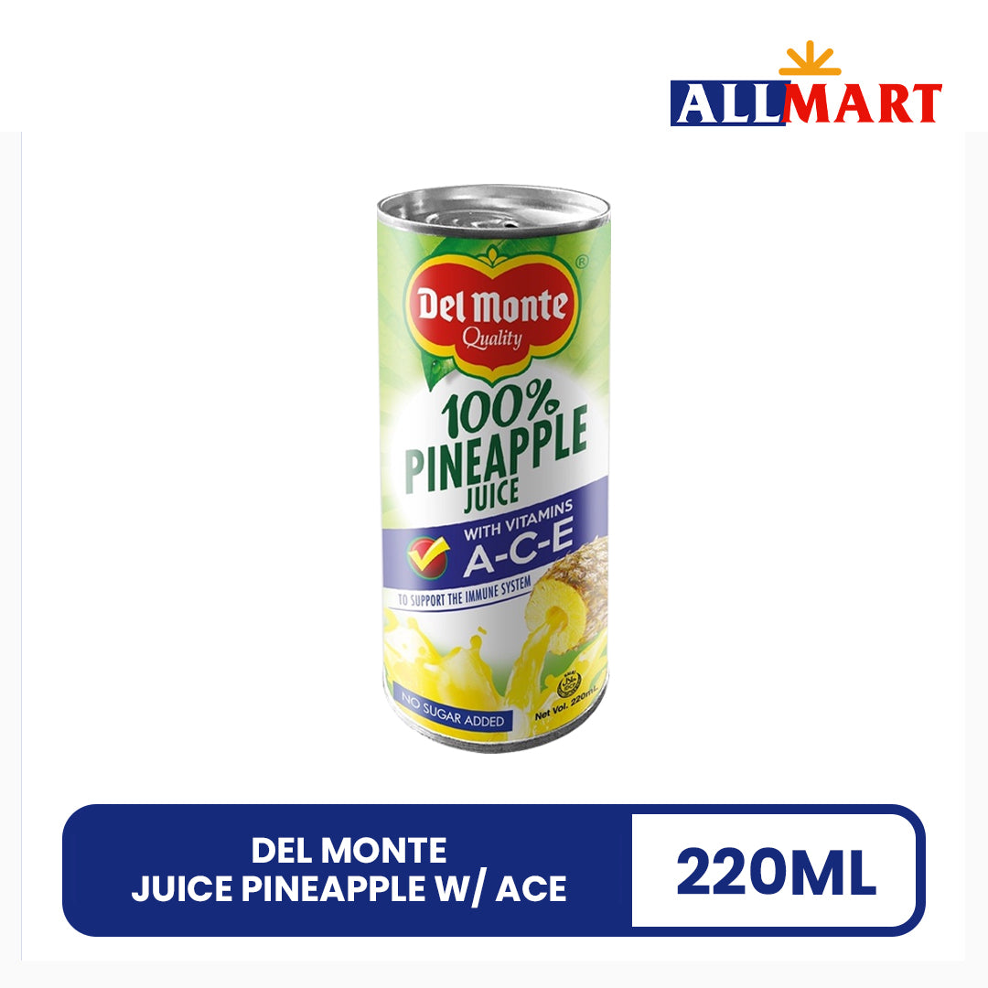Del Monte Juice Pineapple w/ ACE 220ml