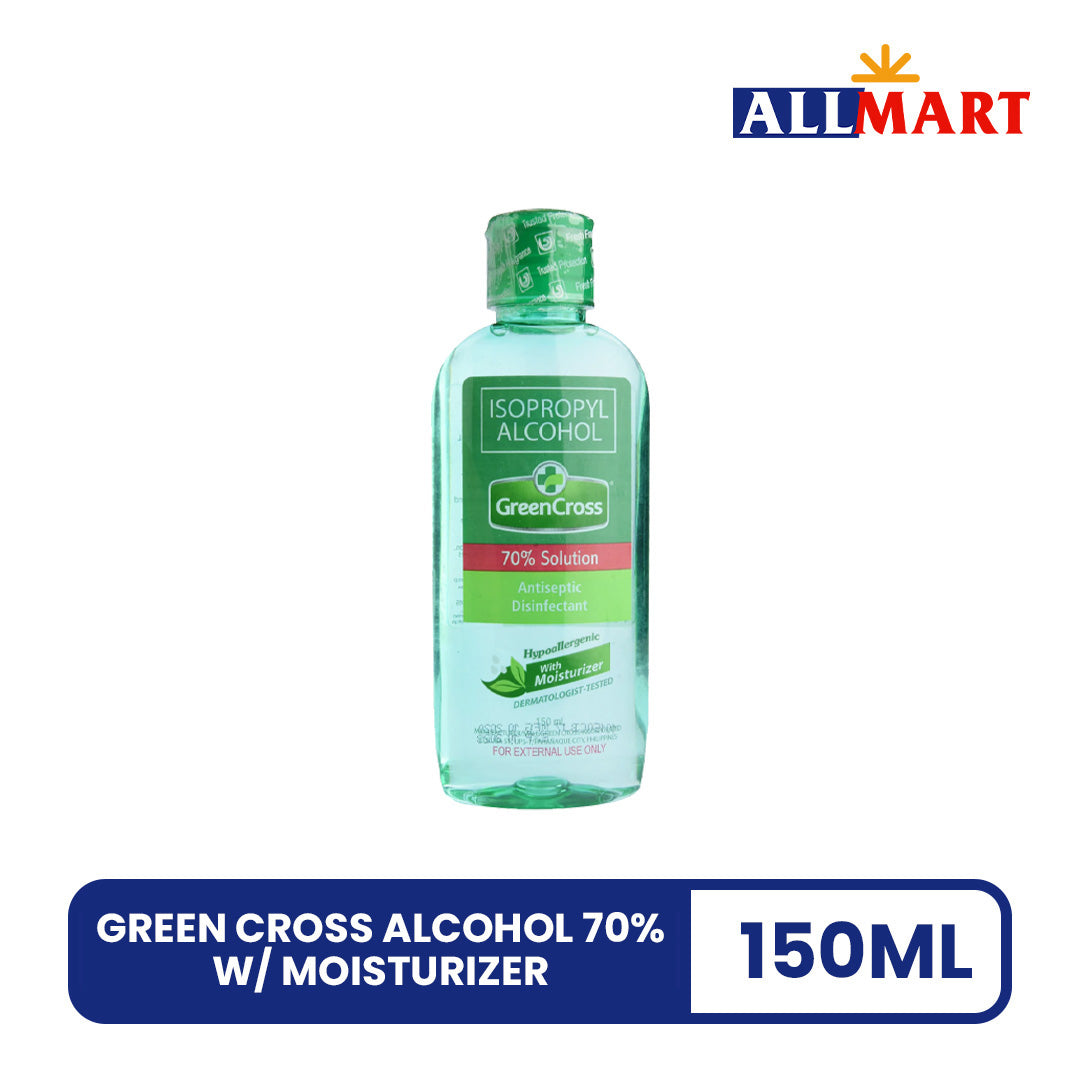 Green Cross Alcohol 70% w/ Moisturizer 150ml