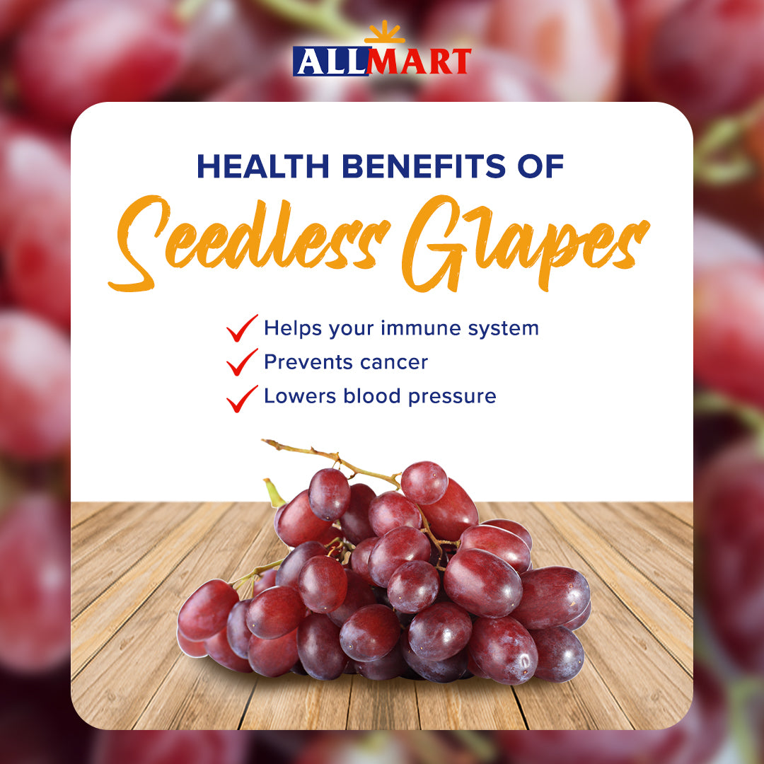 Grapes Seedless Red 450g-500g