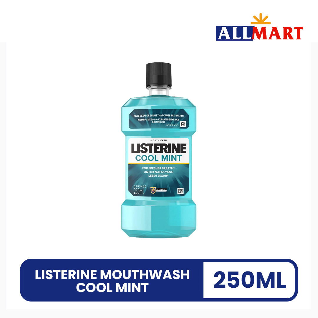 Listerine Mouthwash Cool Mint 250ml