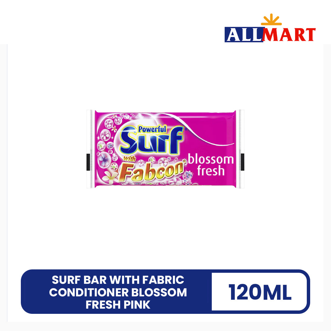 Surf Bar with Fabric Conditioner Blossom Fresh Pink 120g