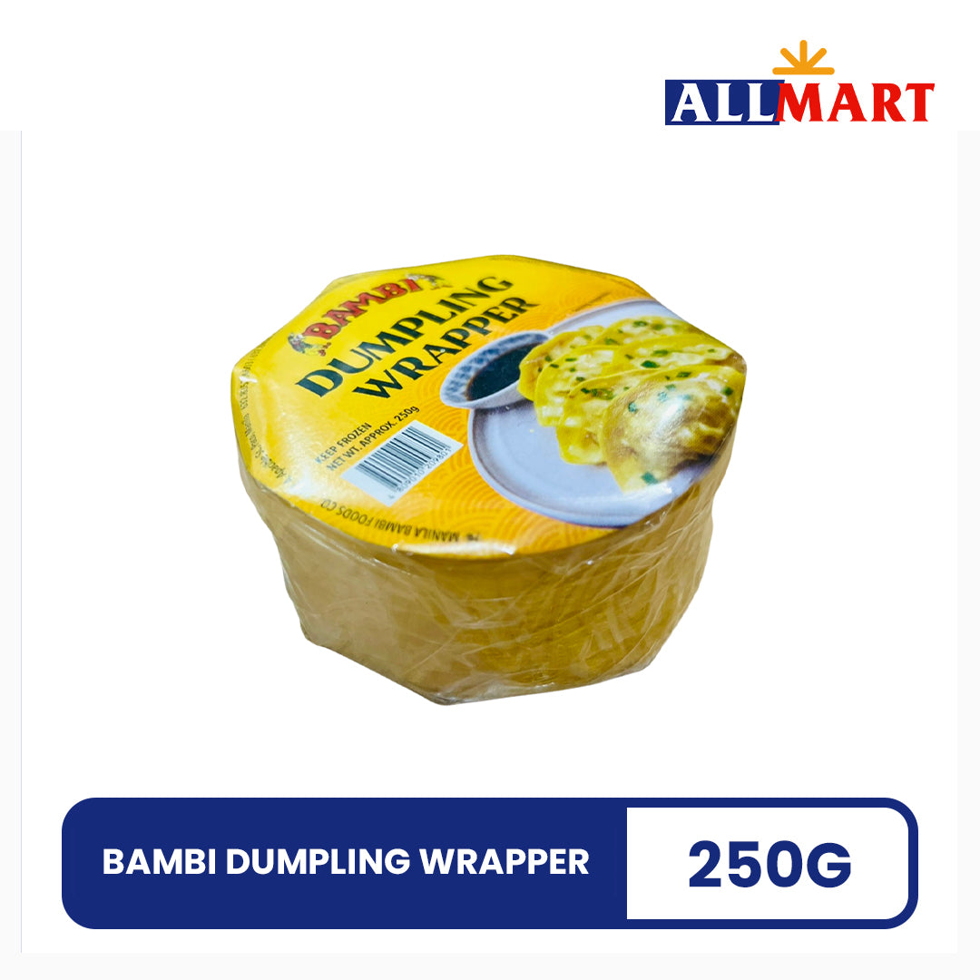 Bambi Dumpling Wrapper (Yellow) 250g