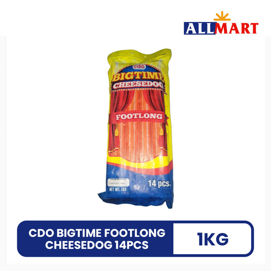 CDO Bigtime Footlong Cheesedog 14pcs 1kg