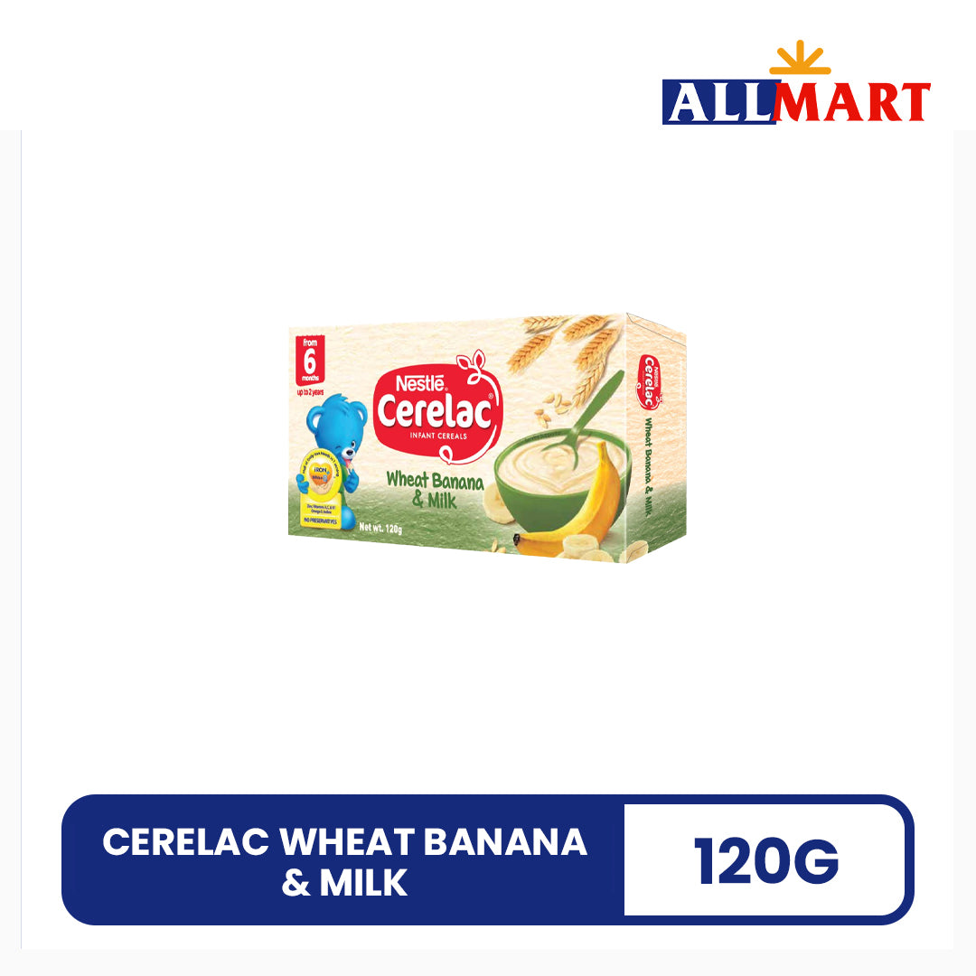 Cerelac Wheat Banana & Milk 120g