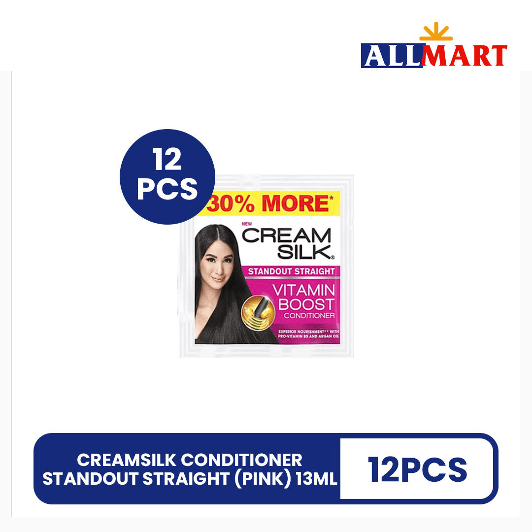 Creamsilk Conditioner Standout Straight (Pink) 13ml 12pcs