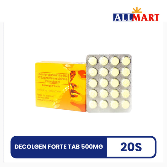 Decolgen Forte Tab 500mg 20s