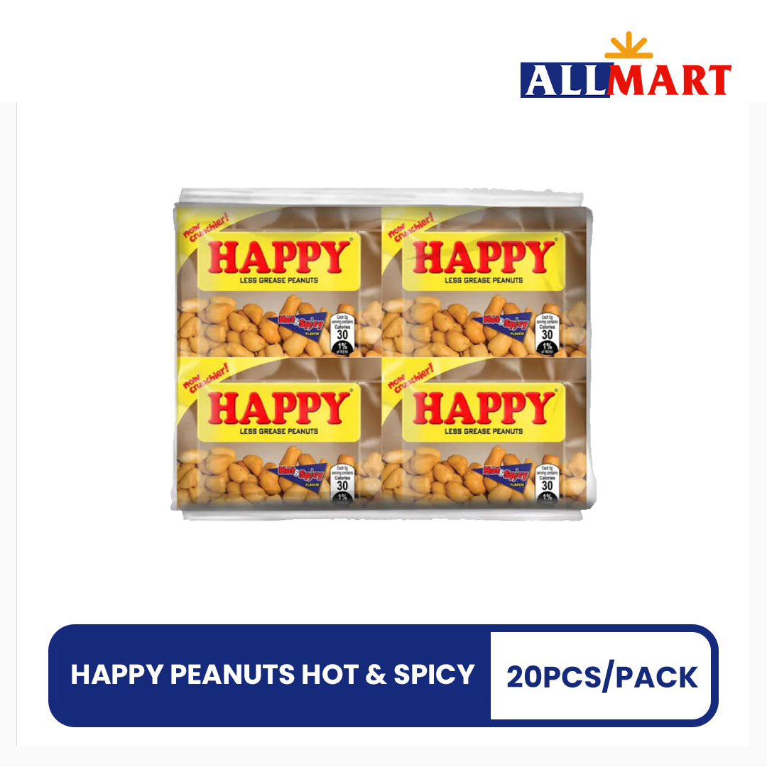 Happy Peanuts Hot & Spicy 20pcs pack