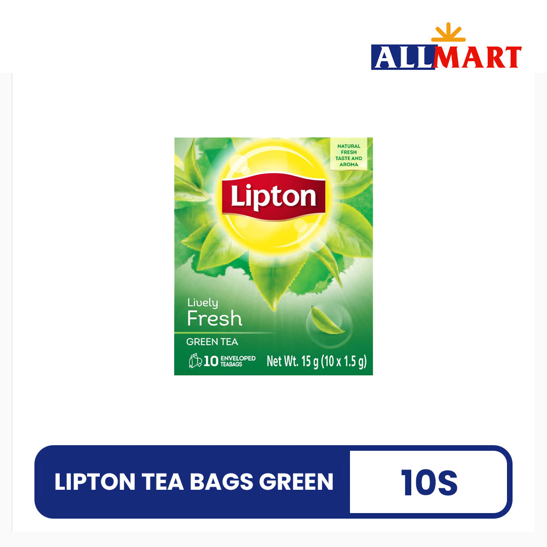 Lipton Tea Bags Green 10s