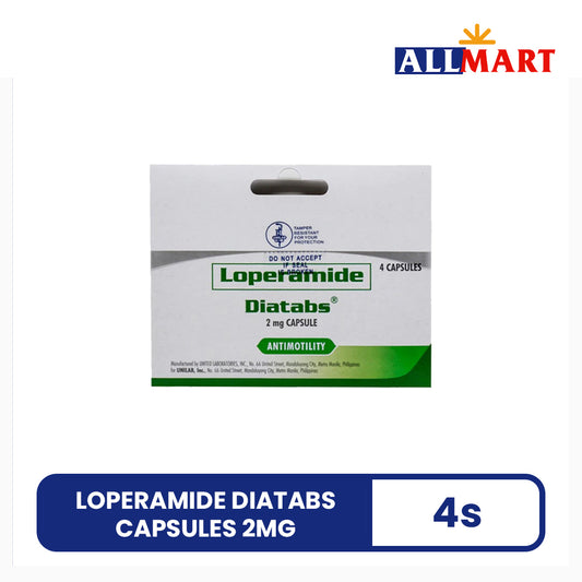 Loperamide Diatabs Capsules 2mg 4s
