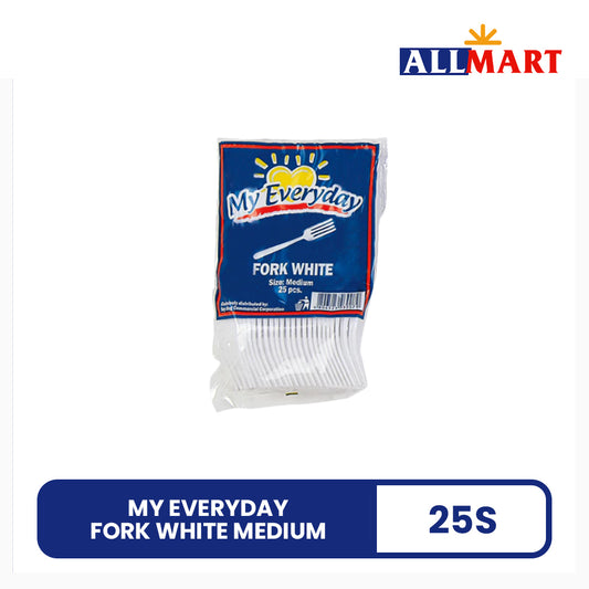 My Everyday Fork White Medium 25s