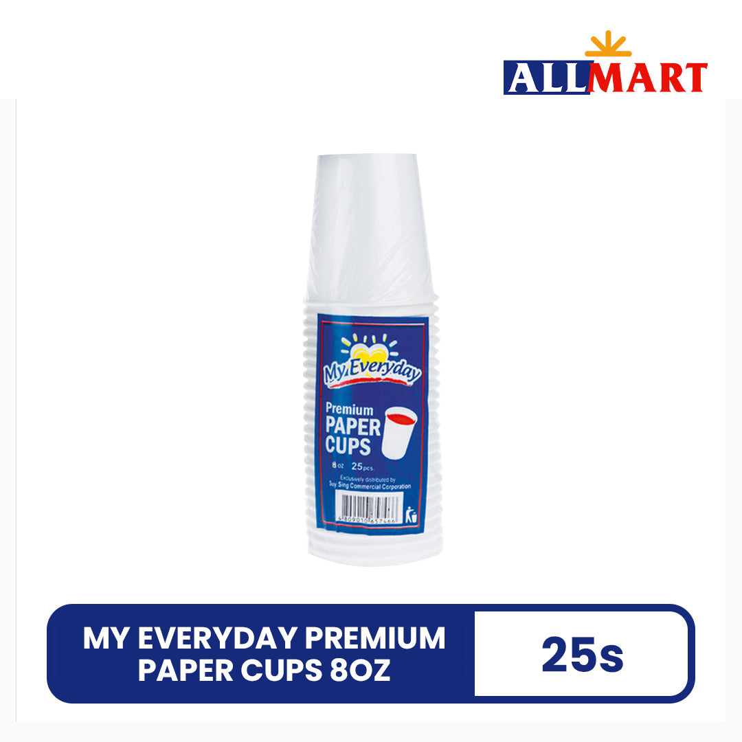 My Everyday Premium Paper Cups 8oz 25s