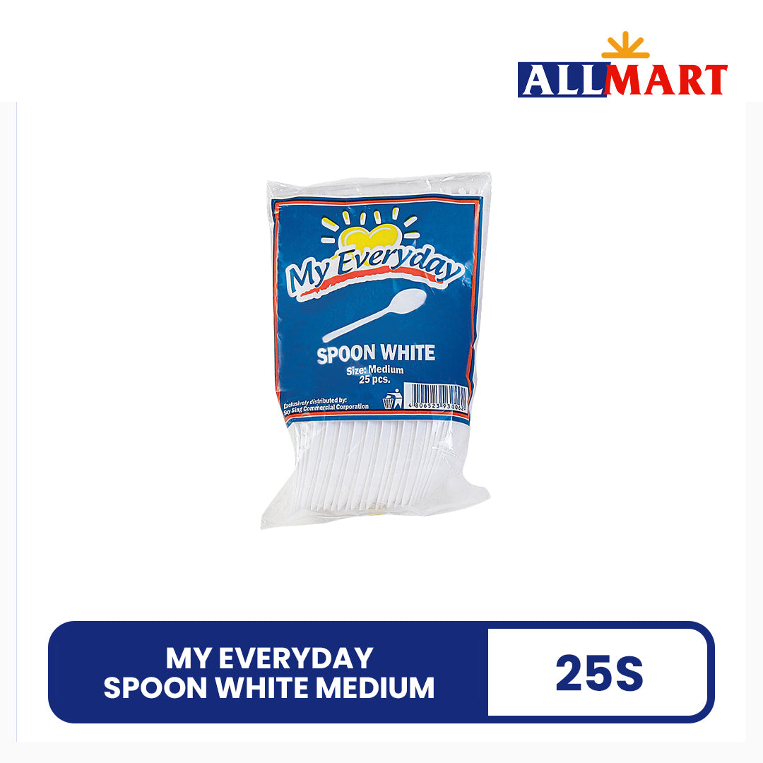 My Everyday Spoon White Medium 25s