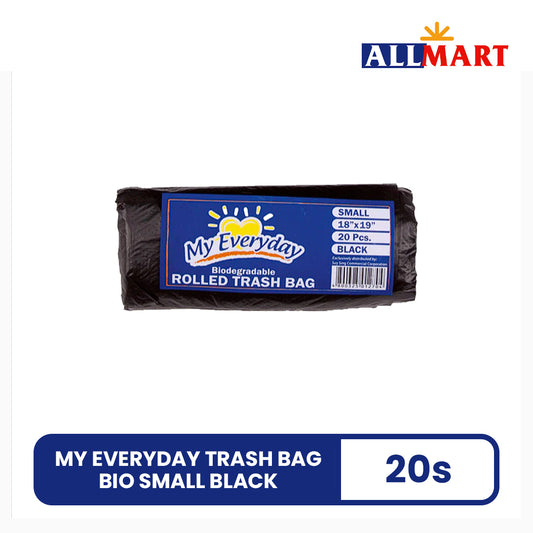 My Everyday Trash Bag Bio Small Black 20s