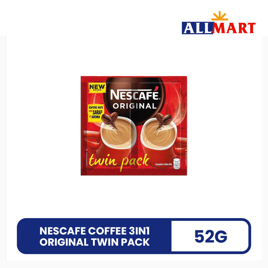 Nescafe Coffee 3in1 Original Twin Pack 52g