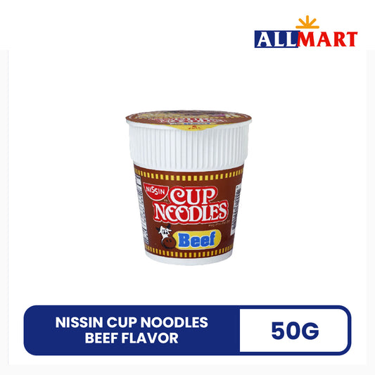Nissin Cup Noodles Beef Flavor 60g