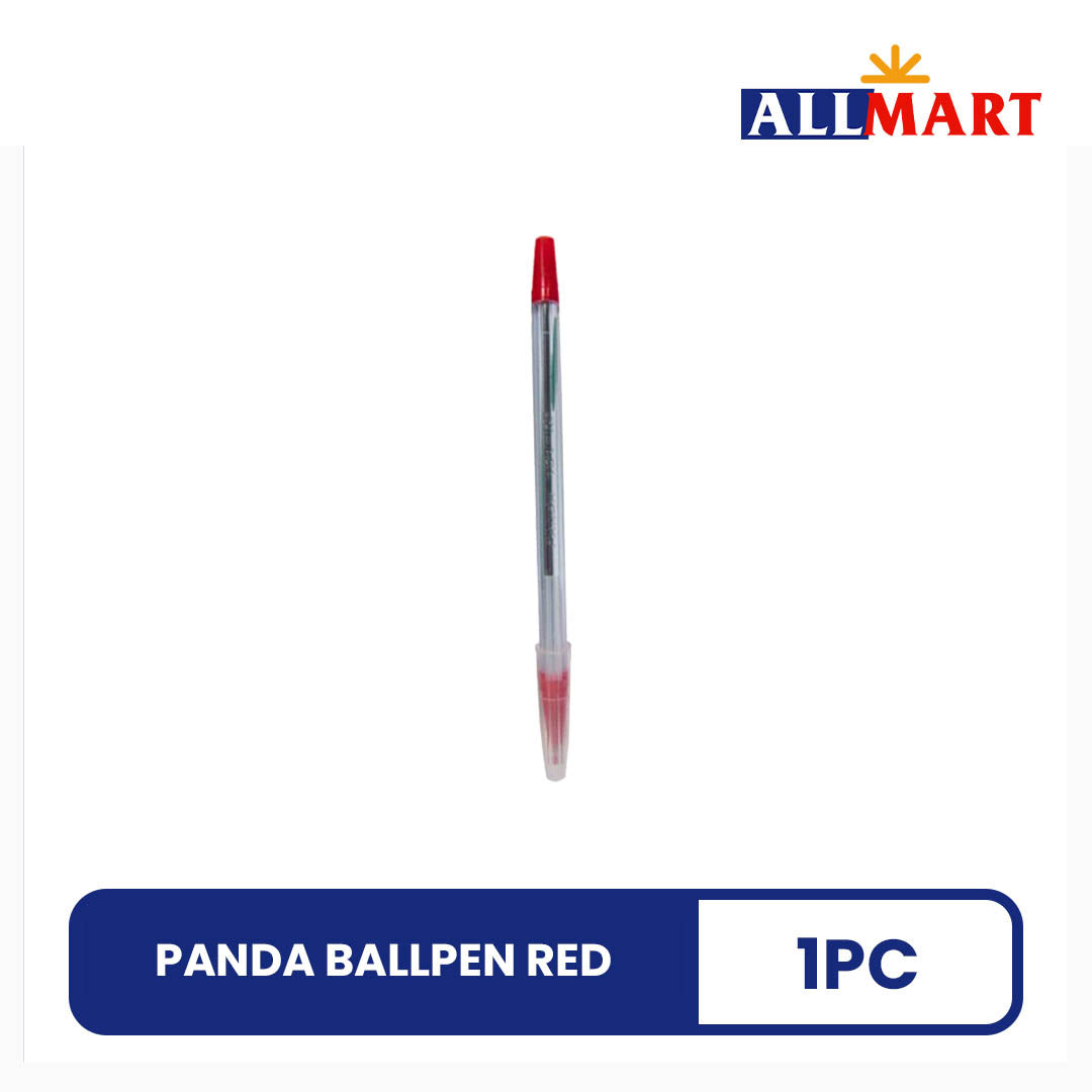 Panda Ballpen Red 1pc