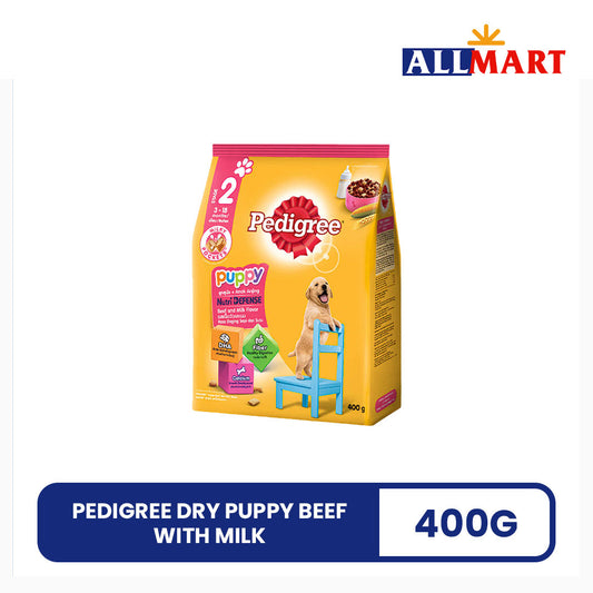 Pedigree Puppy Dry Beef and Milk Flavor 400g