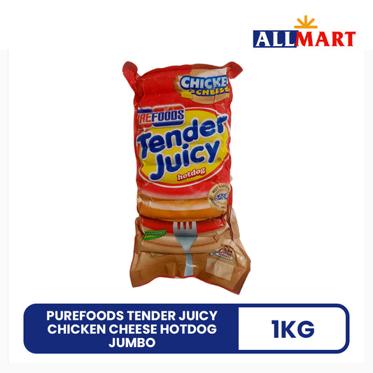 Purefoods Tender Juicy Chicken Cheese Hotdog Jumbo 1kg