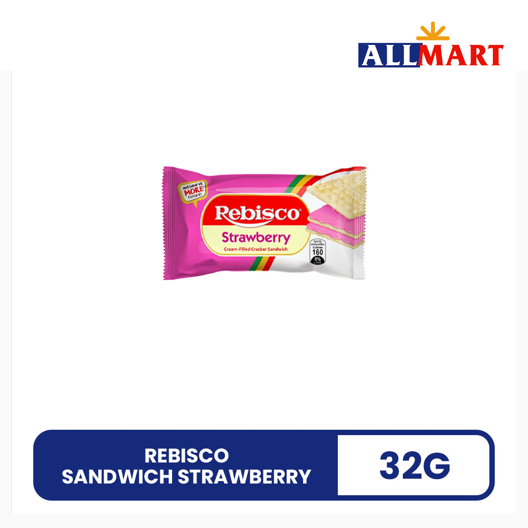 Rebisco Sandwich Strawberry 32g