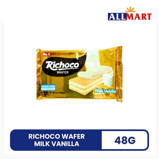 Richoco Wafer Milk Vanilla 48g