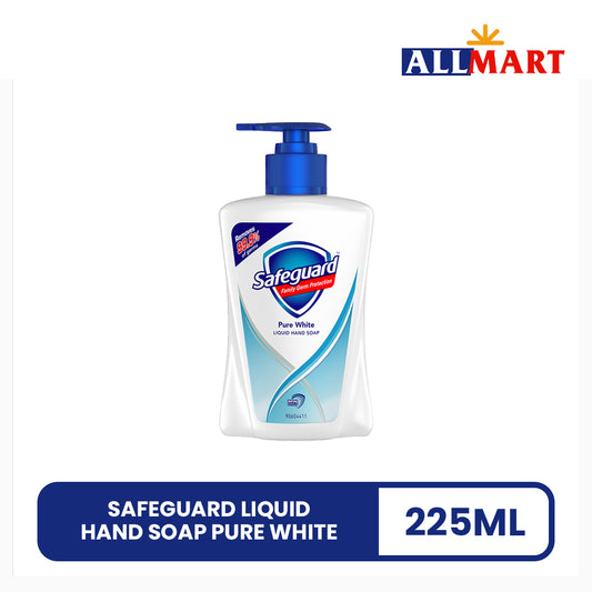 Safeguard Liquid Hand Soap Pure White 225ml