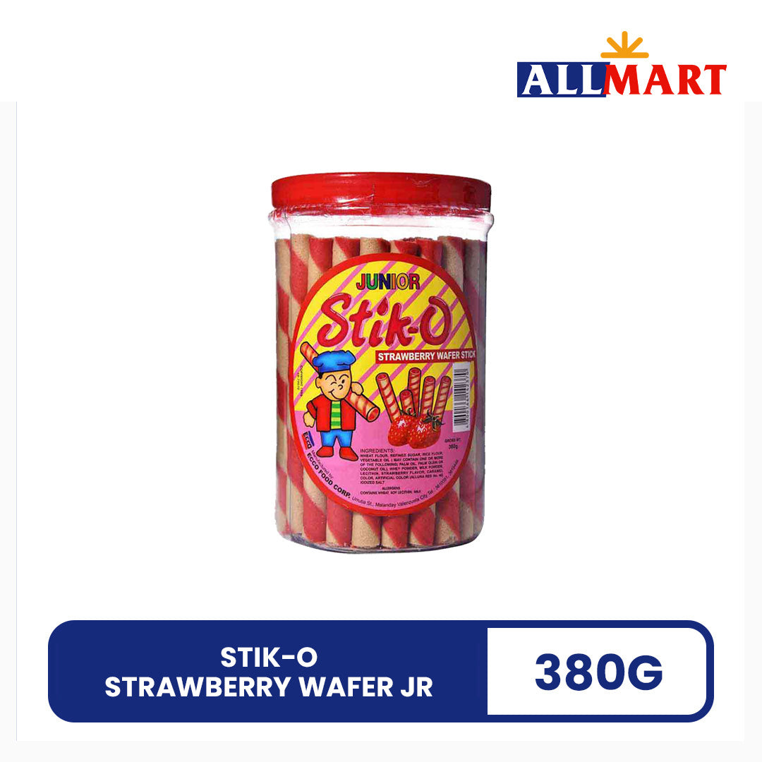 Stik-O Strawberry Wafer Jr 380g