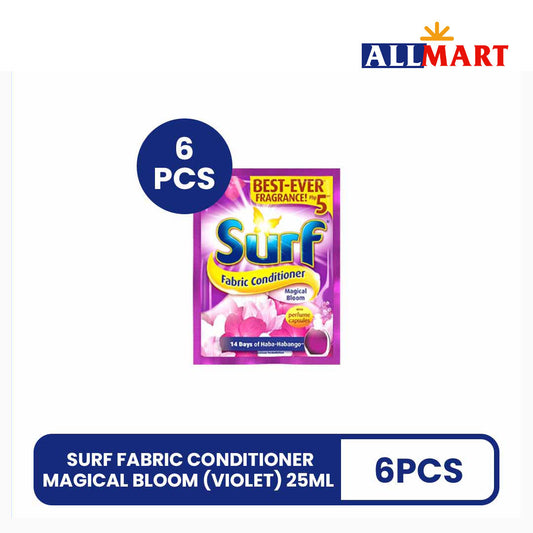 Surf Fabric Conditioner Magical Bloom (Violet) 25ml 6pcs