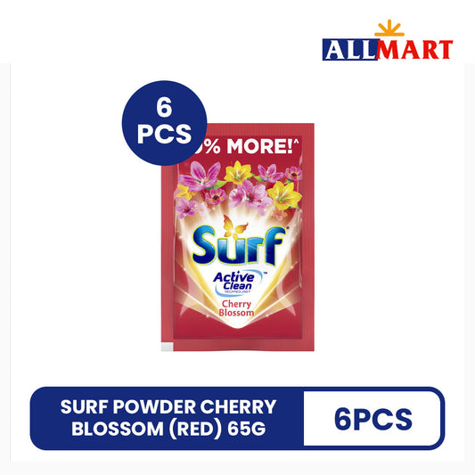 Surf Powder Cherry Blossom (Red) 65g 6pcs