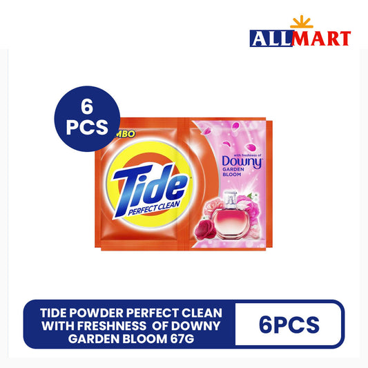 Tide Powder Perfect Clean With Freshness Of Downy Garden Bloom 67g 6pcs